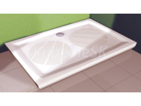Ravak Vanička GIGANT PRO 120x80 white, liaty mramor + sifón