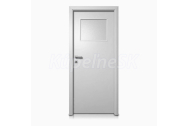 PORTA Doors dvere Porta DECOR, 1/3 sklo, fólia Portadecor ŠEDÁ