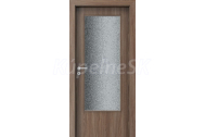 PORTA Doors dvere Porta DECOR, 3/4 sklo, fólia Portadecor ORECH VERONA 2