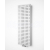 Isan kúpeľňový radiátor SOLAR 1806x477mm, stredové pripojenie, biely