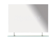 Sapho WEGA zrkadlo 1000x800mm, s policou