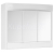 Aqualine SAPHIR galérka 60x51x18cm, zářivka T8,1x15W, G13, biela plast