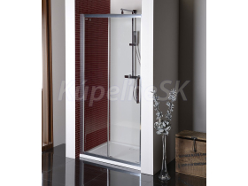 Polysan LUCIS LINE sprchové dvere do niky 130x200 cm Číre/Chróm Posuvné dv.