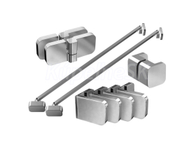 Ravak Brilliant B SET montážna sada k ľavému kútu BSDPS-L 120cm