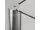 Roth TCO1 80x200cm samotné sprchové jednokrídlové dvere, strieborné, číre sklo
