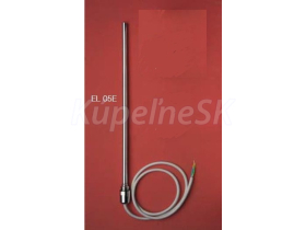 PMH EL 05E elektrická vykurovacia tyč, 200 W, bez termostatu, metalická strieborná
