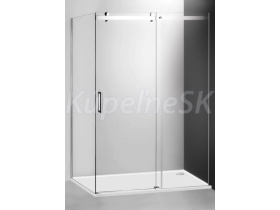 Roth AMB 90x200cm samotná bočná sprchová stena k dverám AMD2, Brillant, číre sklo